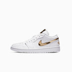 Air Jordan 1 Low SE pour Femme « White Metallic Gold »