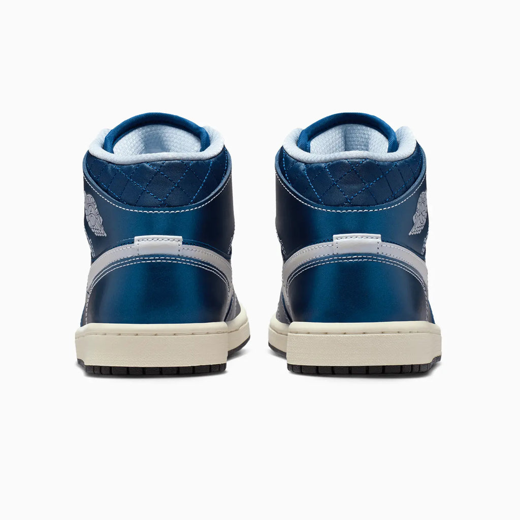 Air Jordan 1 Mid SE Femme « Metallic Blue Quilted »