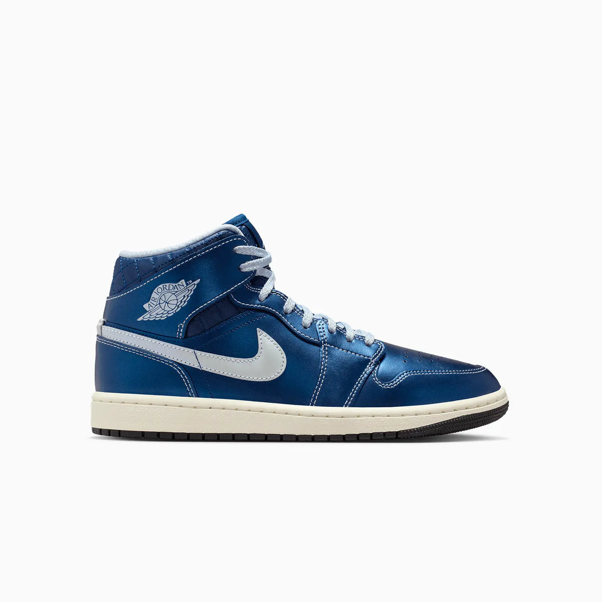 Women's Air Jordan 1 Mid SE 'Metallic Blue Quilted'