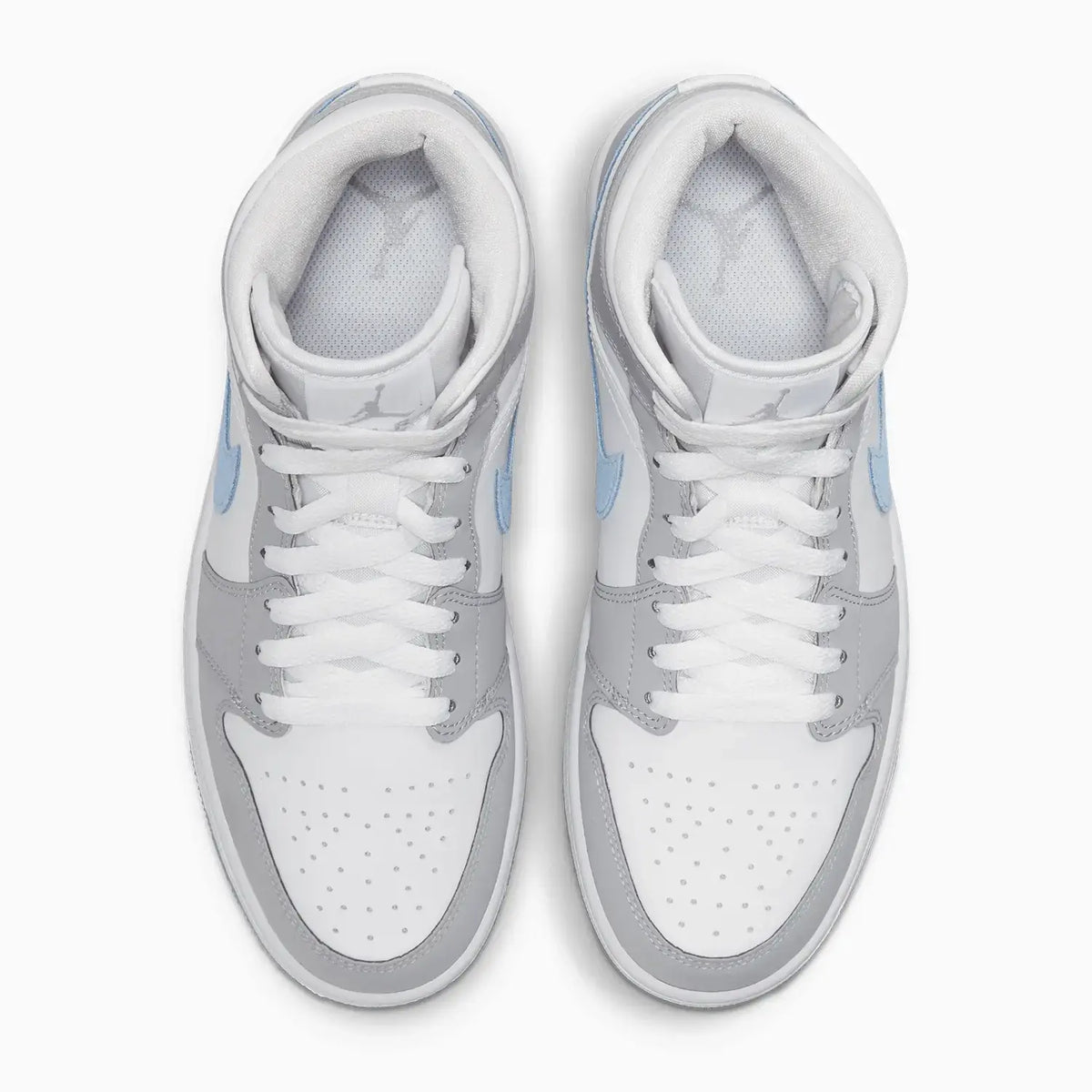 Women's Air Jordan 1 Mid 'Wolf Grey Aluminum'