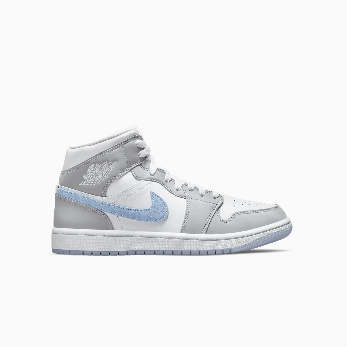 Women's Air Jordan 1 Mid 'Wolf Grey Aluminum'