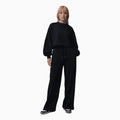 Ensemble molletonné court à ourlet ouvert pour femme Flight