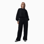 Ensemble molletonné court à ourlet ouvert pour femme Flight