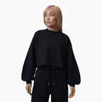 Ensemble molletonné court à ourlet ouvert pour femme Flight