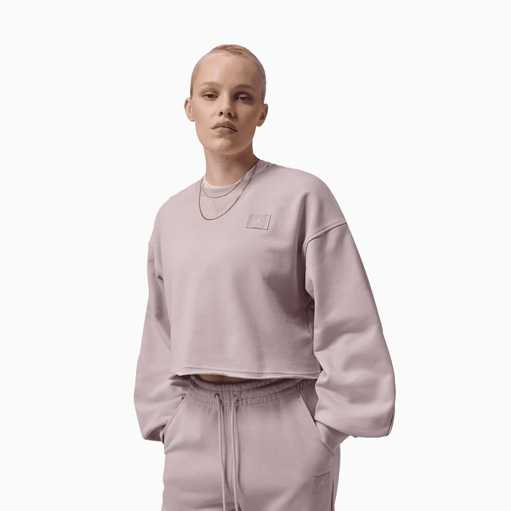 Ensemble molletonné court à ourlet ouvert pour femme Flight