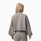 Ensemble molletonné court à ourlet ouvert pour femme Flight
