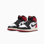 Kid's Air Jordan 1 High OG 'Black Toe Reimagined' para niños de primaria