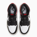 Kid's Air Jordan 1 High OG 'Black Toe Reimagined' para niños de primaria