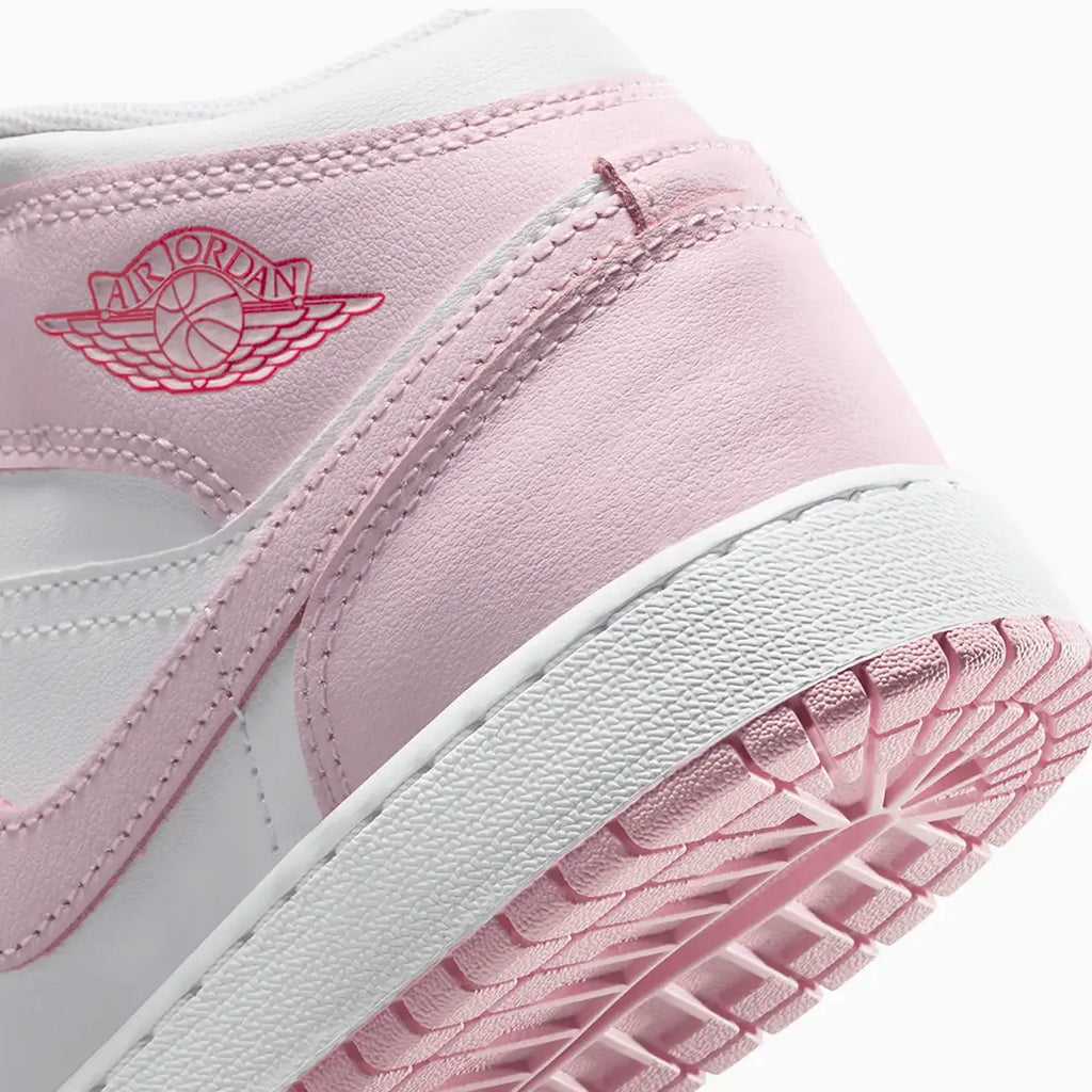 Kid's Air Jordan 1 Mid 'Pink Foam' Grade School