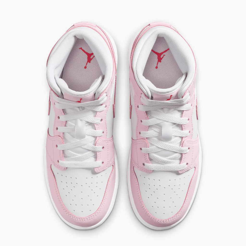 Kid's Air Jordan 1 Mid 'Pink Foam' Grade School