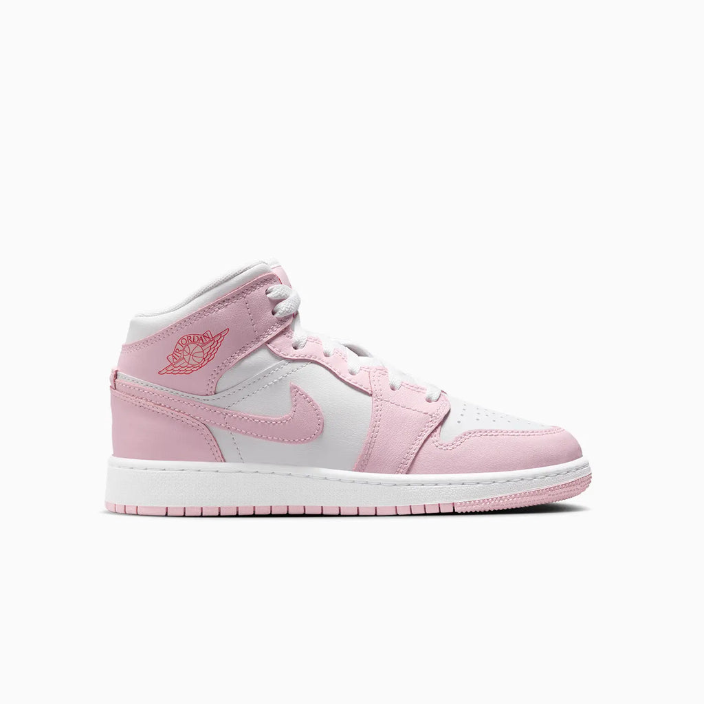 Kid's Air Jordan 1 Mid 'Pink Foam' Grade School