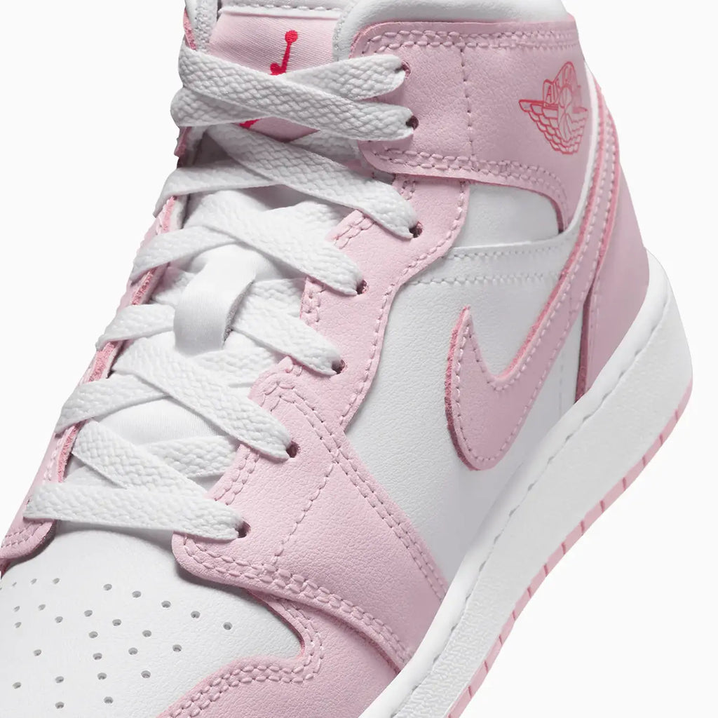 Kid's Air Jordan 1 Mid 'Pink Foam' Grade School