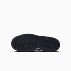 Kid's Air Jordan 1 Mid SE 'Black Metallic Silver' Pre School