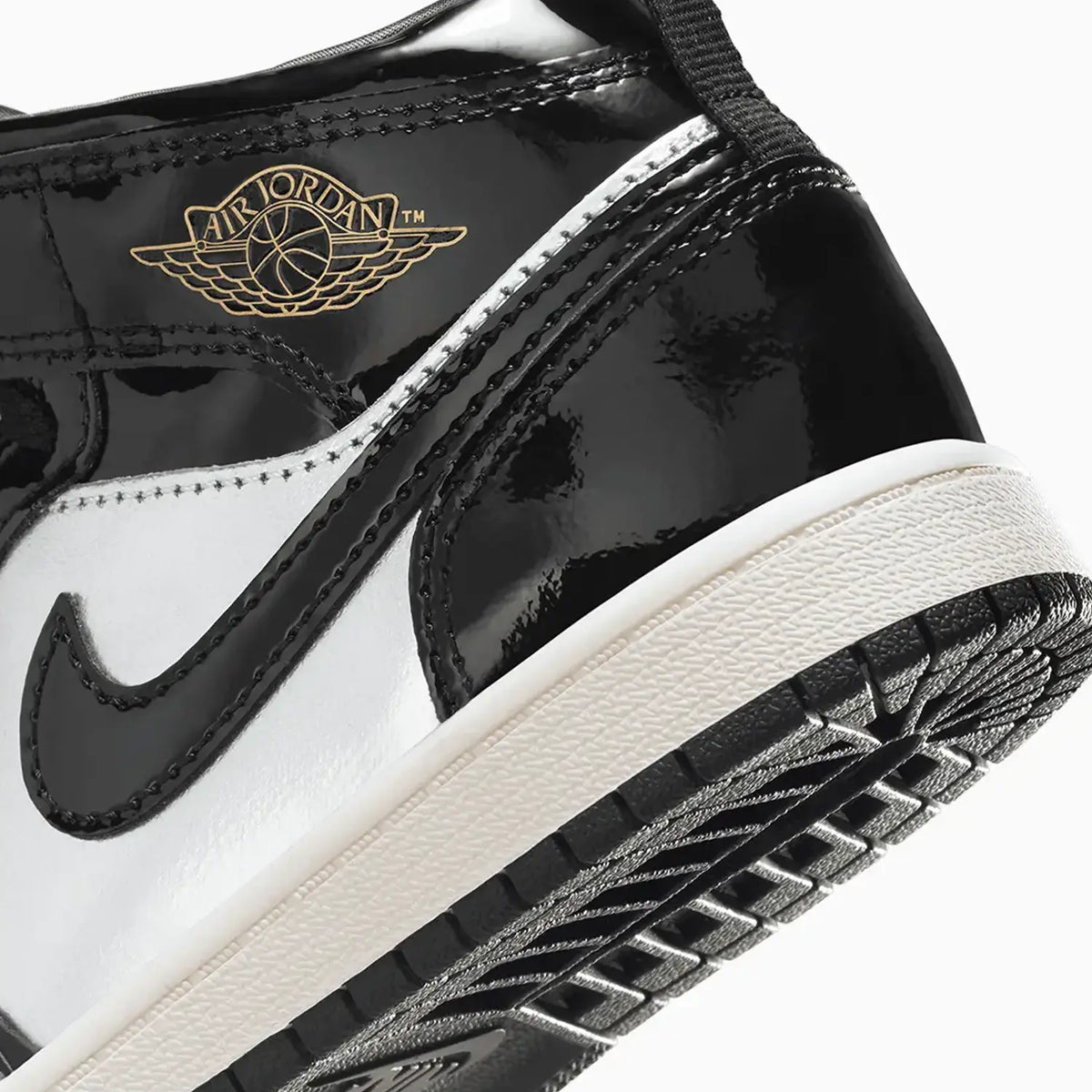 Kid's Air Jordan 1 Mid SE 'Black Metallic Silver' Pre School