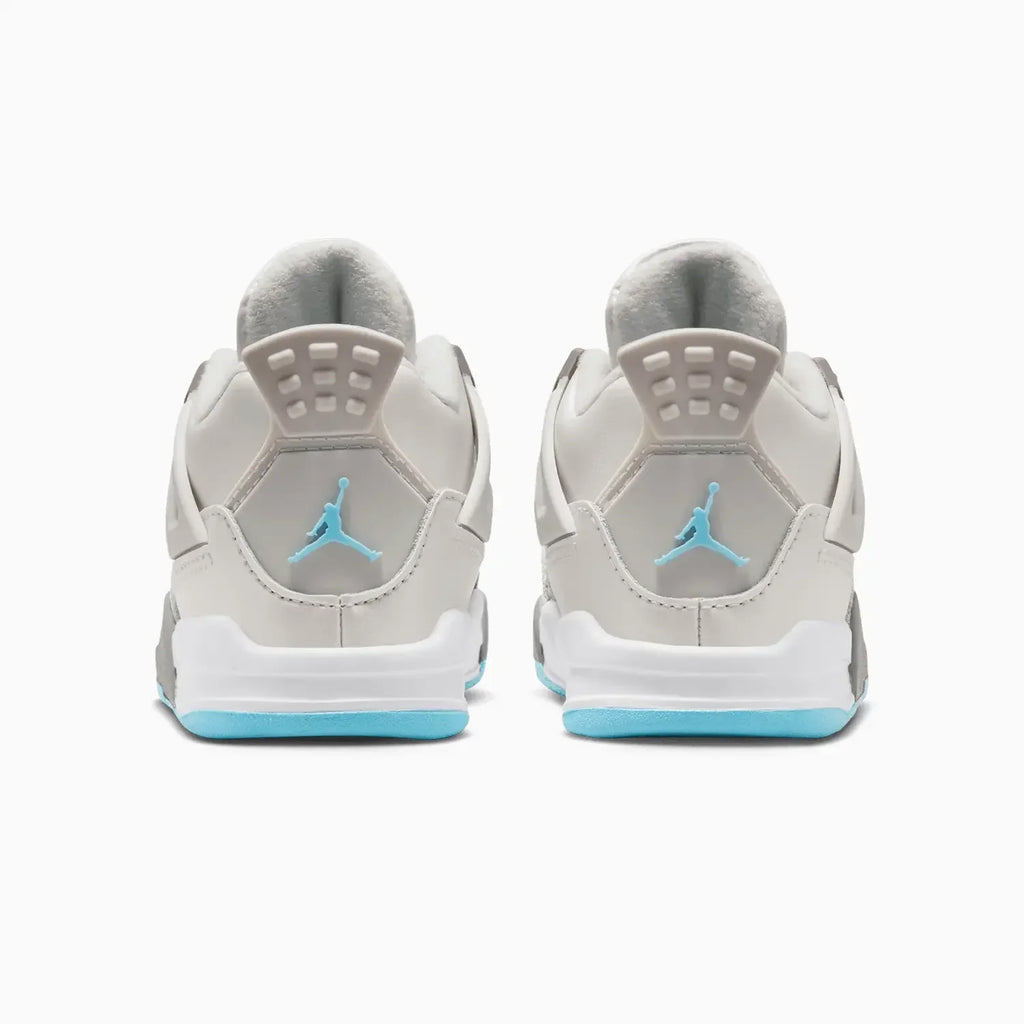 Air Jordan 4 Retro 'Blue Chill' para niños pequeños