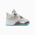 Air Jordan 4 Retro 'Blue Chill' para niños pequeños