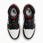 Jordan 1 Retro High OG 'Black Toe Reimagined' para niños de preescolar