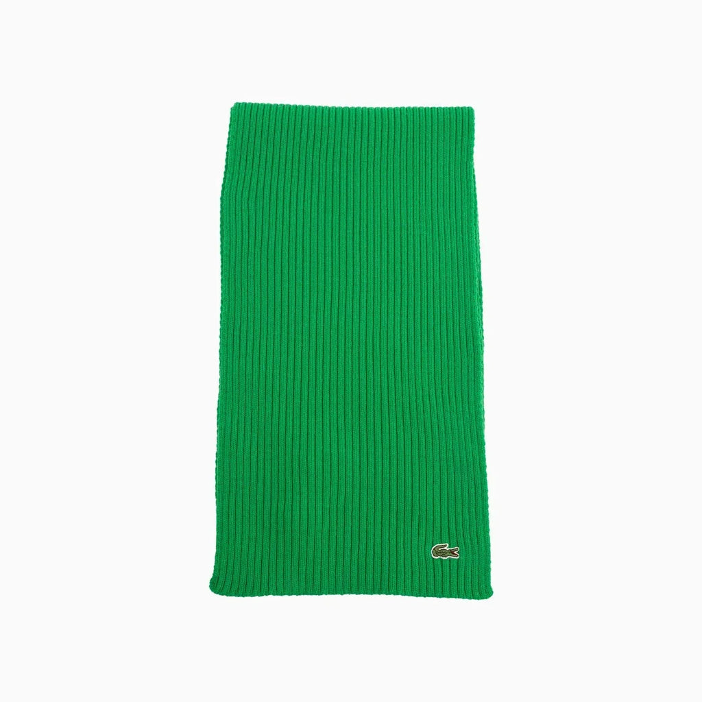 Ribbed Crocodile Wool Scarf