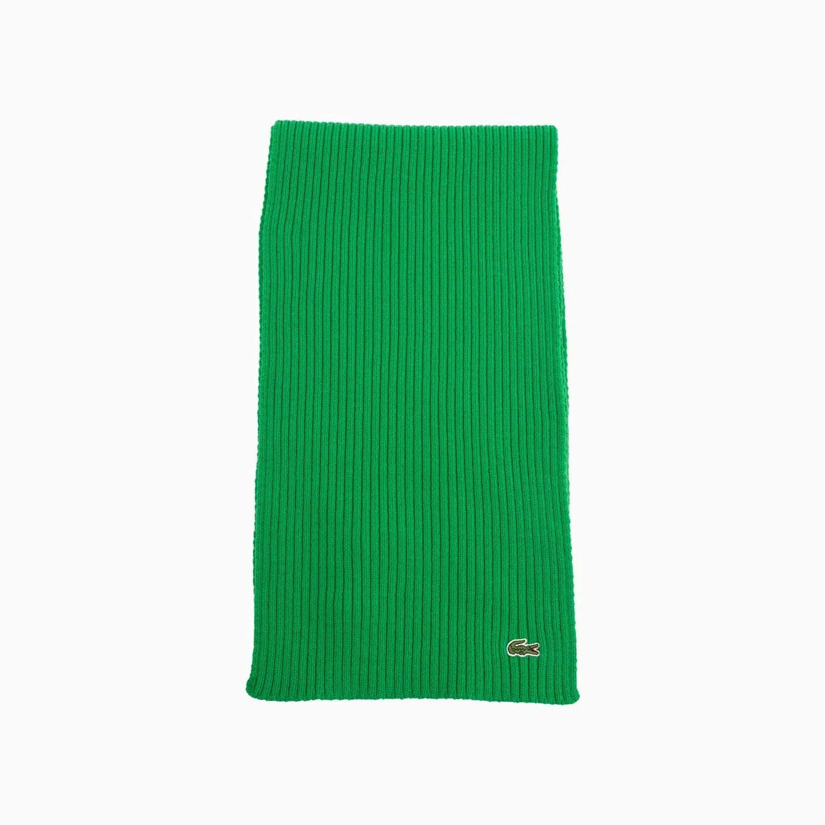 Ribbed Crocodile Wool Scarf