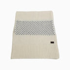 Ribbed Crocodile Wool Scarf