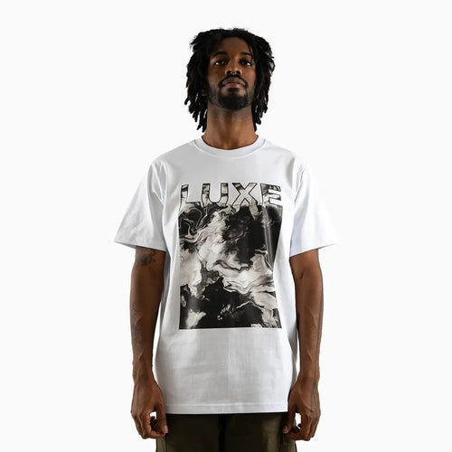 Men's Monochrome Marble Graphic T-Shirt - Famous | Online Store