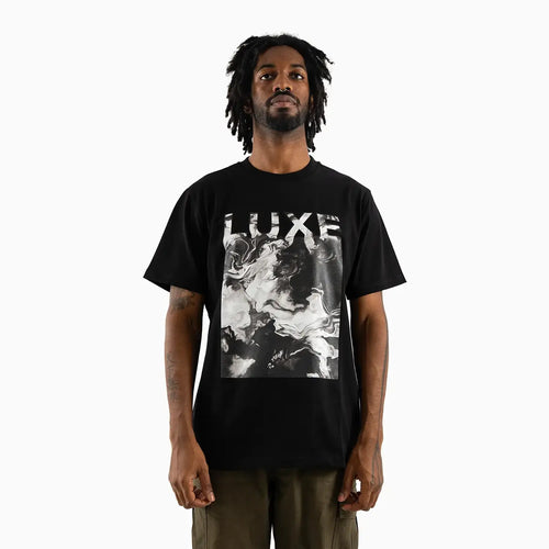 Men's Monochrome Marble Graphic T-Shirt - Famous | Online Store