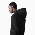 Sweat à capuche double-face en jersey et logo KOLTON