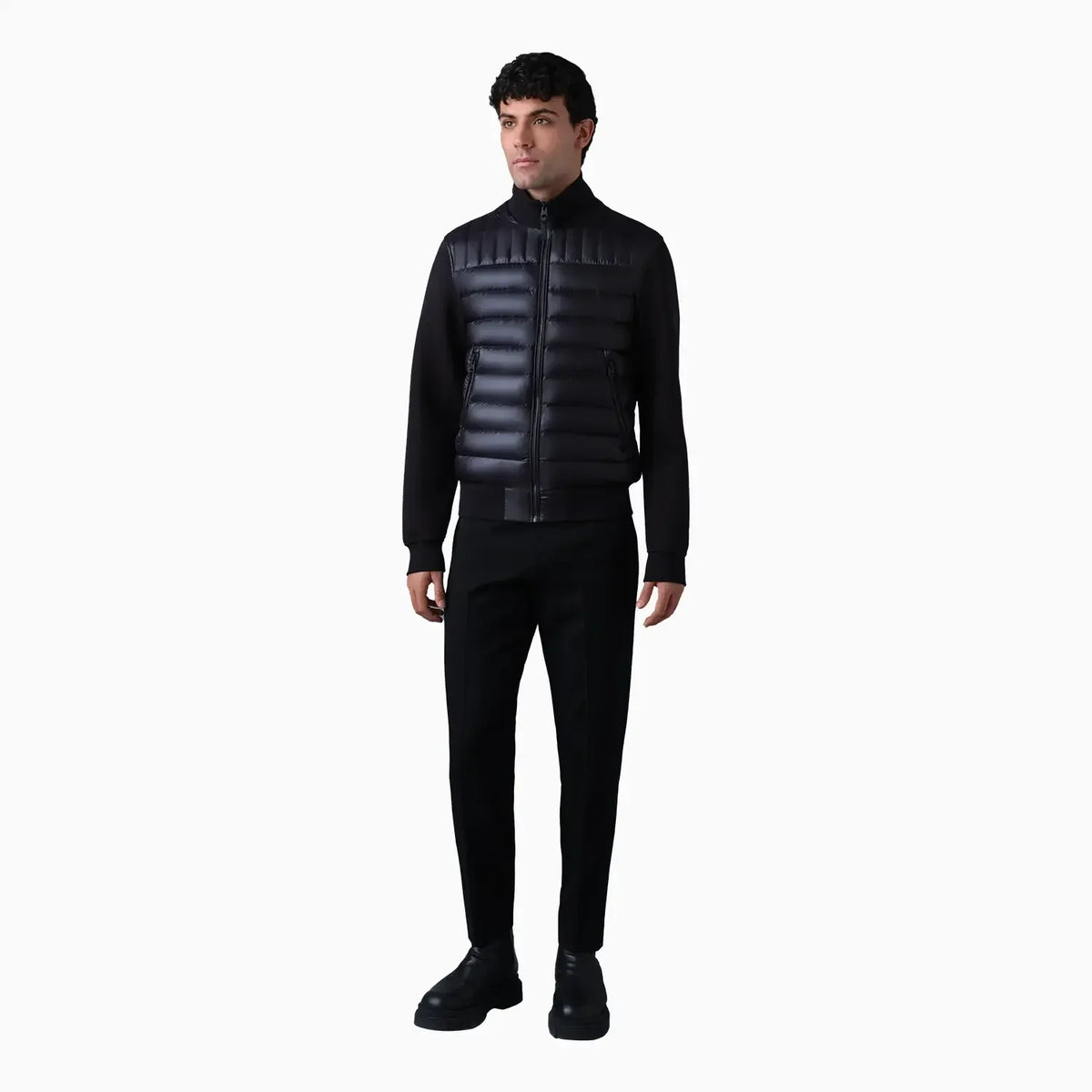 Men's COLLIN-R Nano Down Mixed Media Bomber Jacket