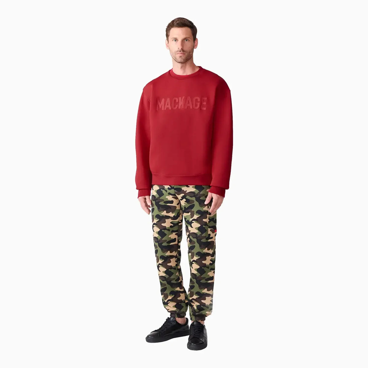 Men's JULIUS Double-Face Jersey Logo Sweatshirt