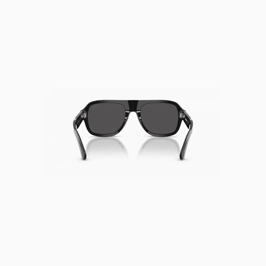Lunettes de soleil Burberry pour hommes, noires gris foncé
