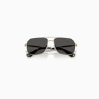 Lunettes de soleil Burberry pour homme or gris foncé