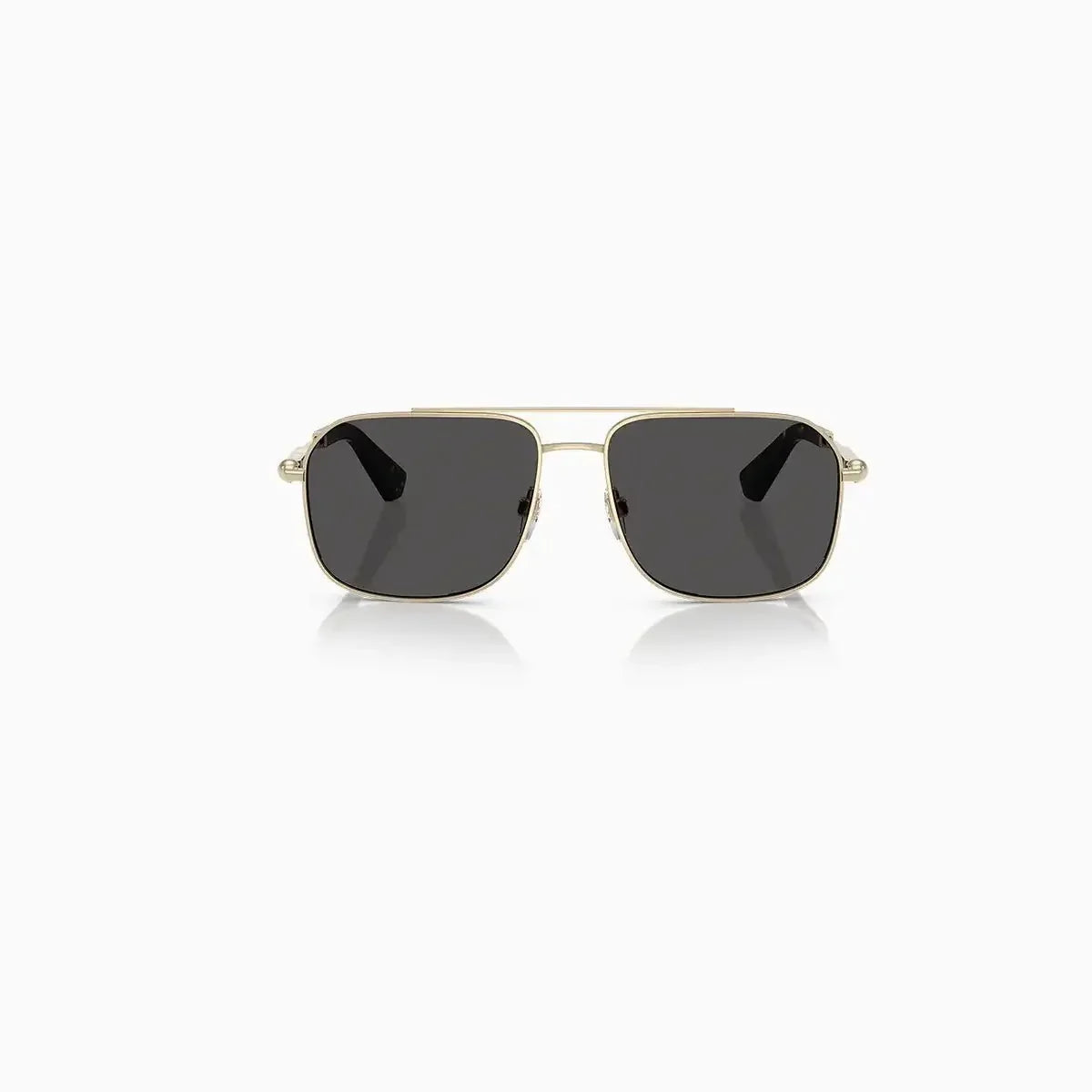 Men's Burberry Gold Dark Grey Sunglasses