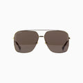 Lunettes de soleil carrées en métal Gucci pour homme
