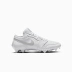 Tacos de fútbol Jordan 1 Low TD para hombre 'White Grey Fog'