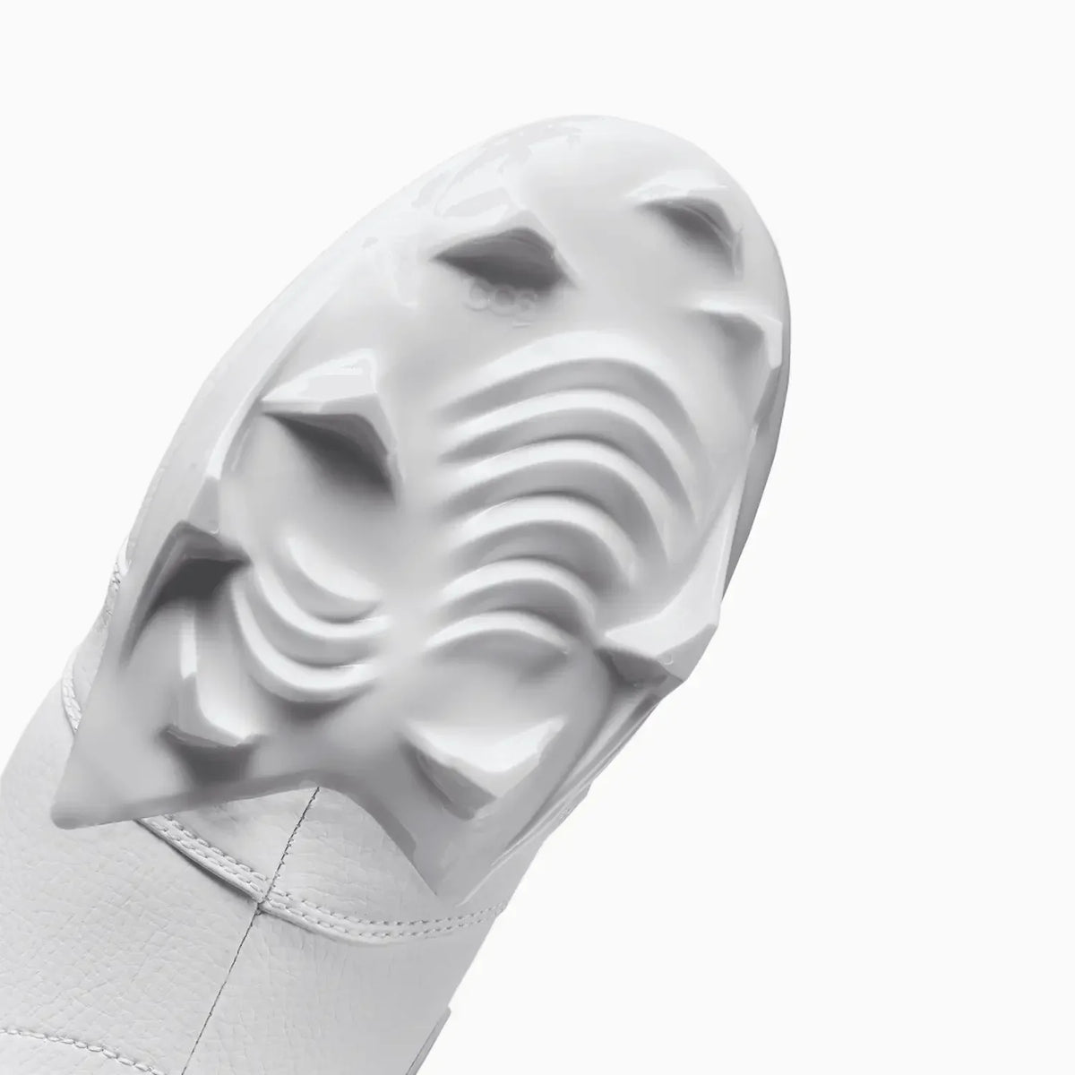 Tacos de fútbol Jordan 1 Low TD para hombre 'White Grey Fog'