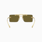 Gafas de sol rectangulares Versace para hombre