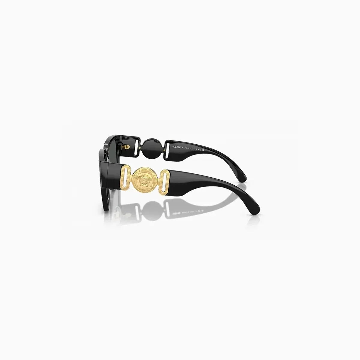 Men's Versace Black Dark Grey Sunglasses