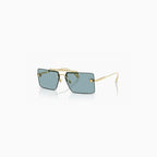 Men's Versace Gold Blue Sunglasses