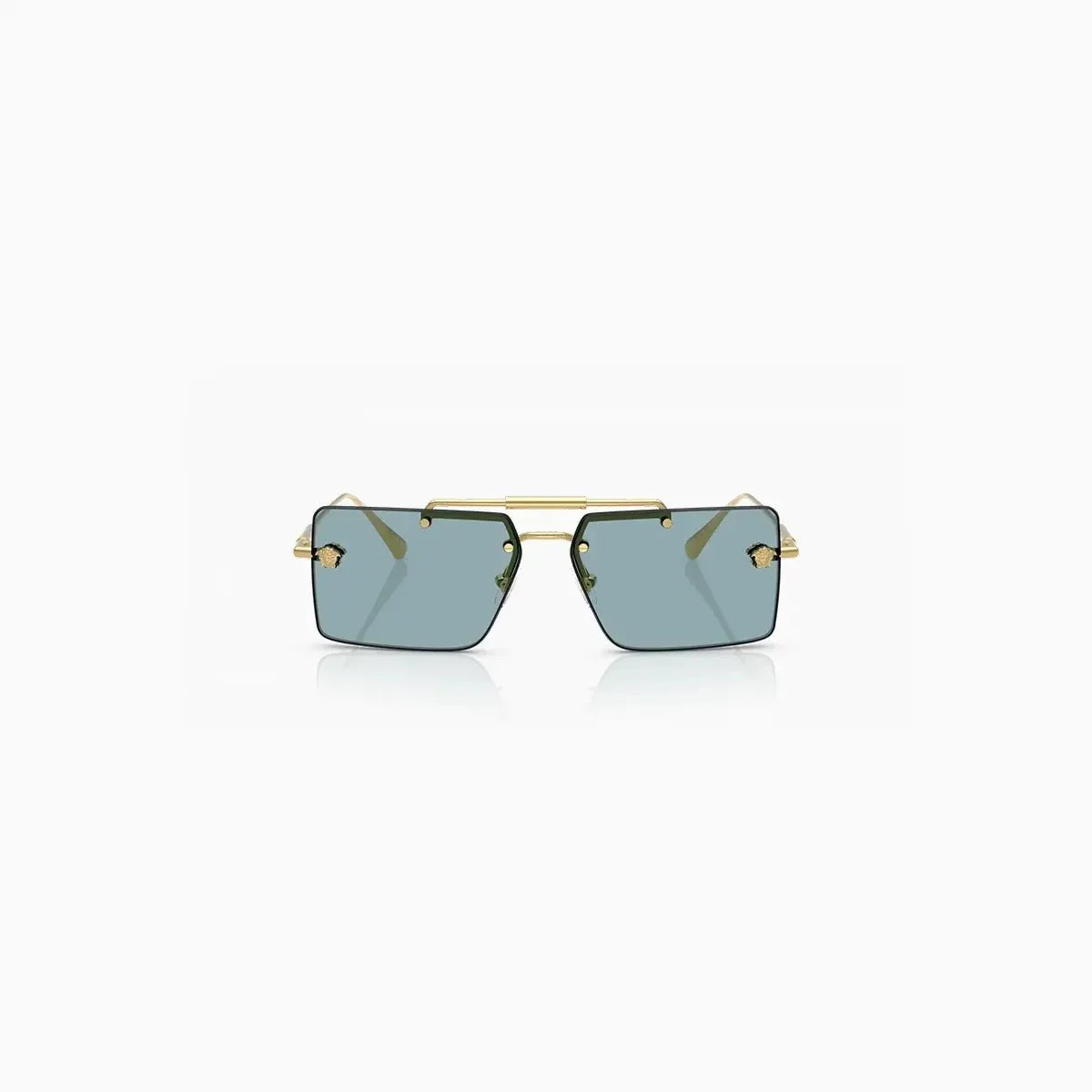 Men's Versace Gold Blue Sunglasses