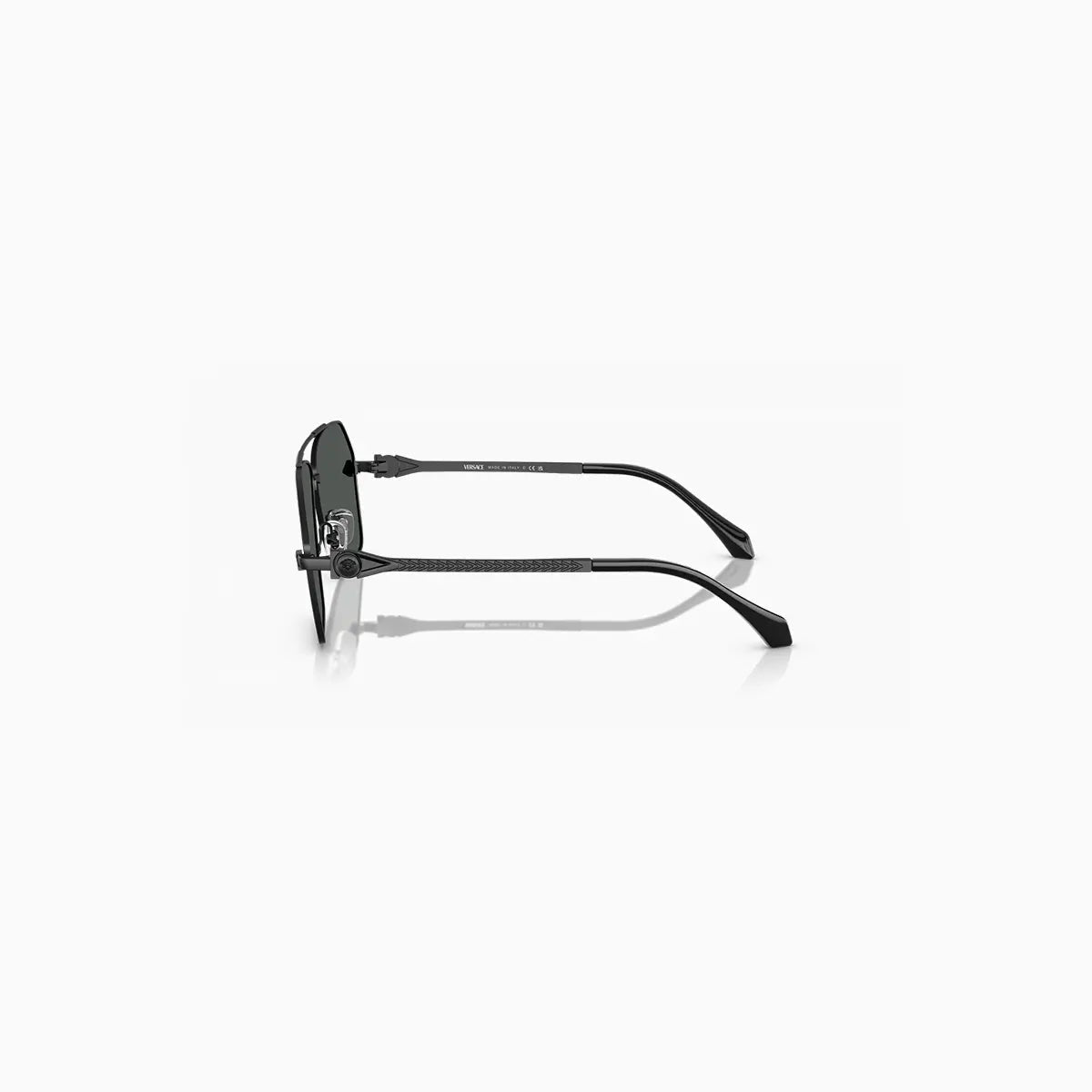Men's Versace Metal Black Sunglasses