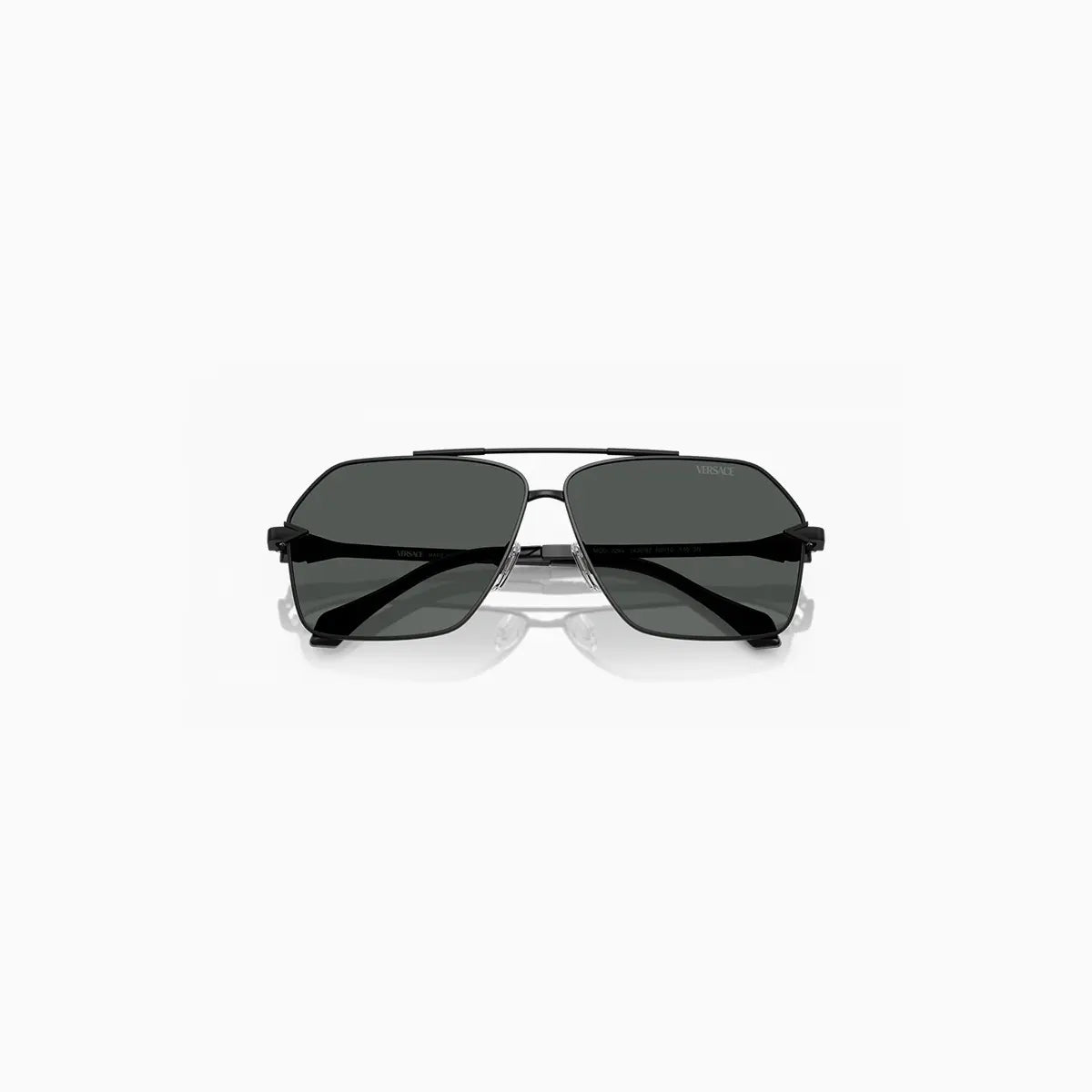 Men's Versace Metal Black Sunglasses