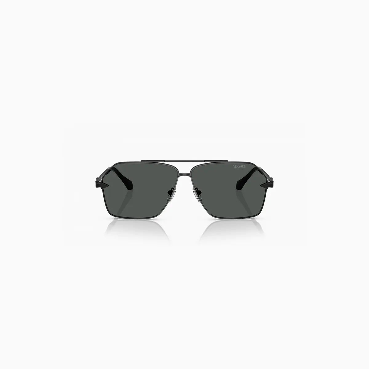 Men's Versace Metal Black Sunglasses