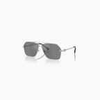Men's Versace Metal Silver Sunglasses