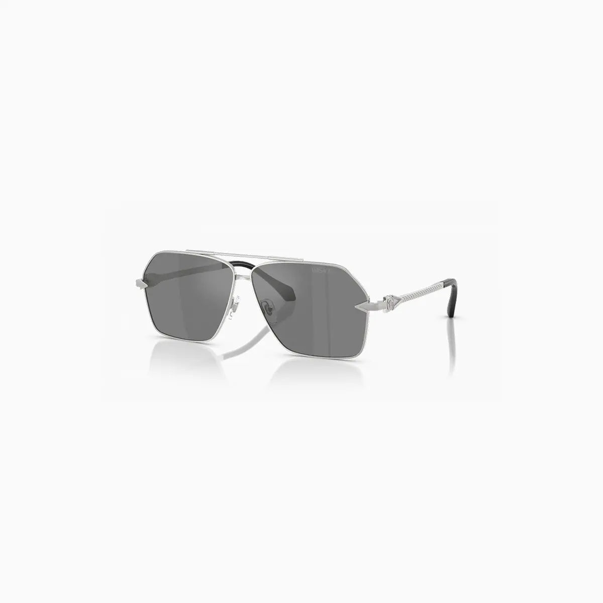 Men's Versace Metal Silver Sunglasses