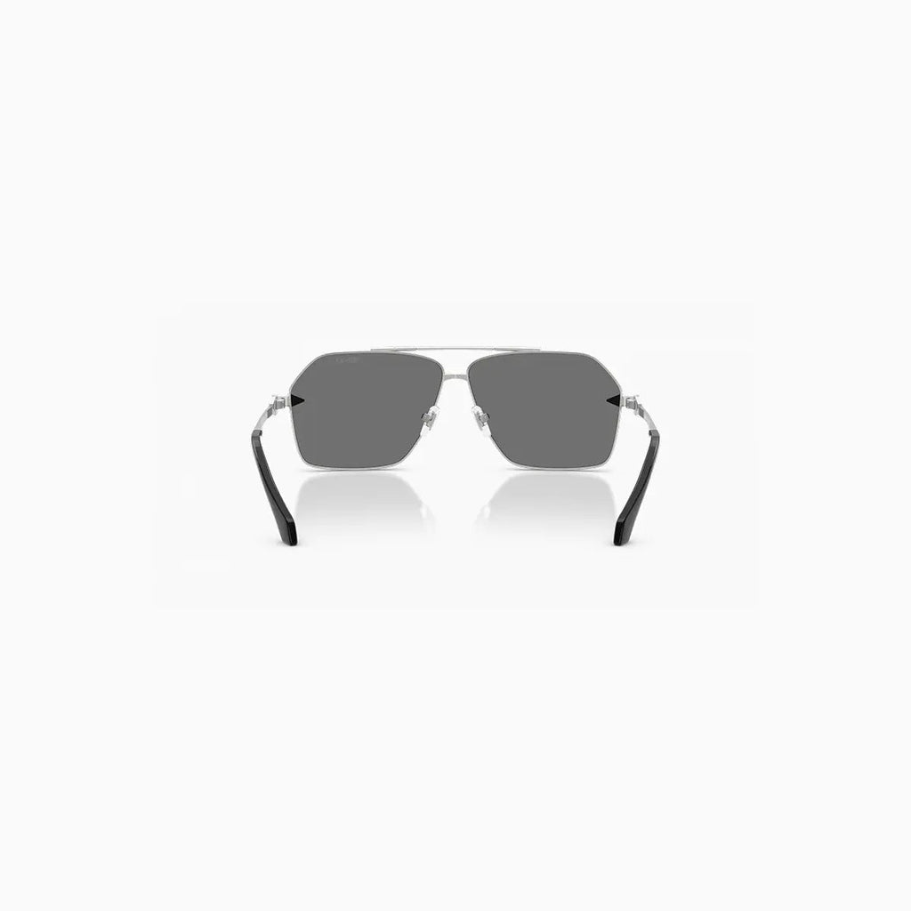 Men's Versace Metal Silver Sunglasses