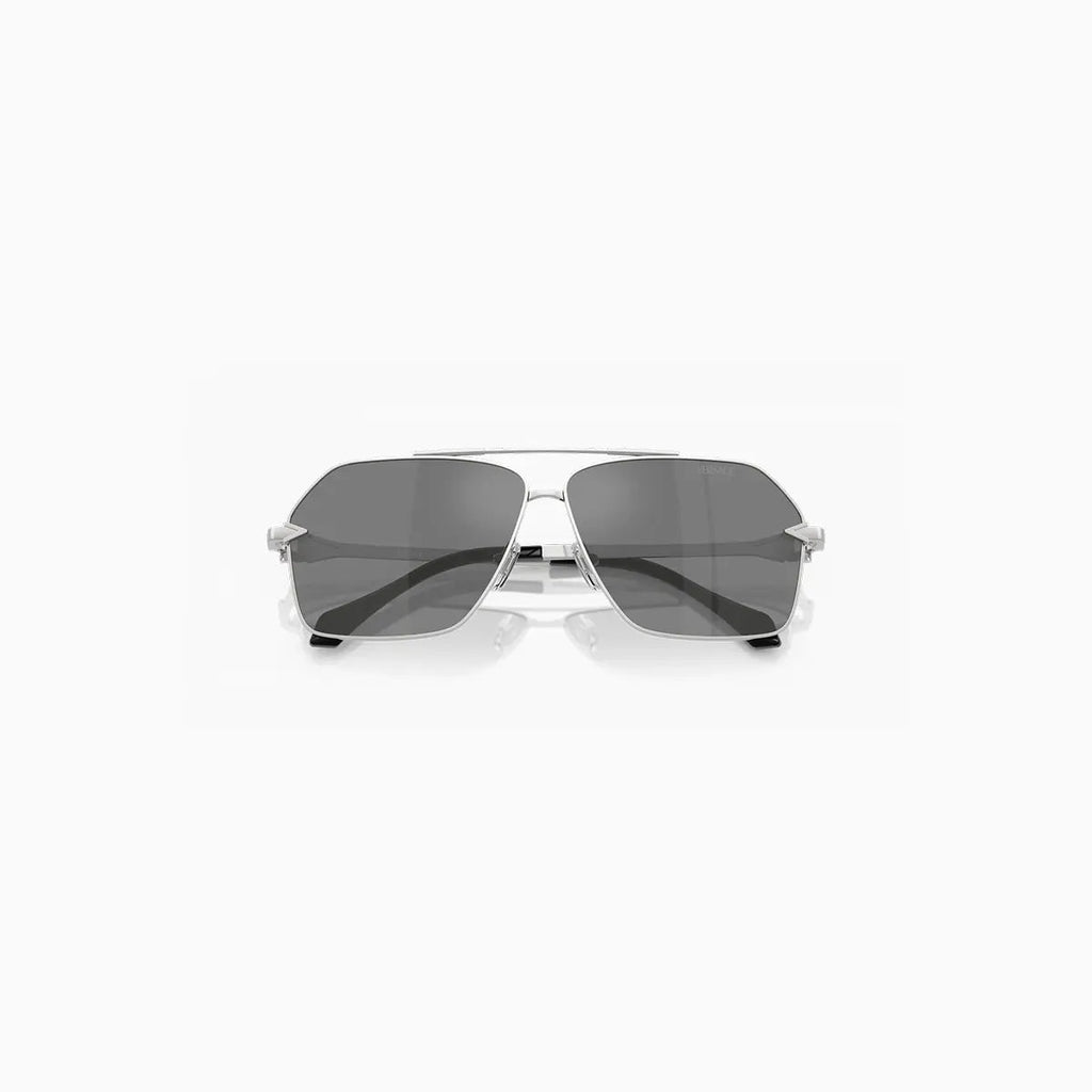 Men's Versace Metal Silver Sunglasses