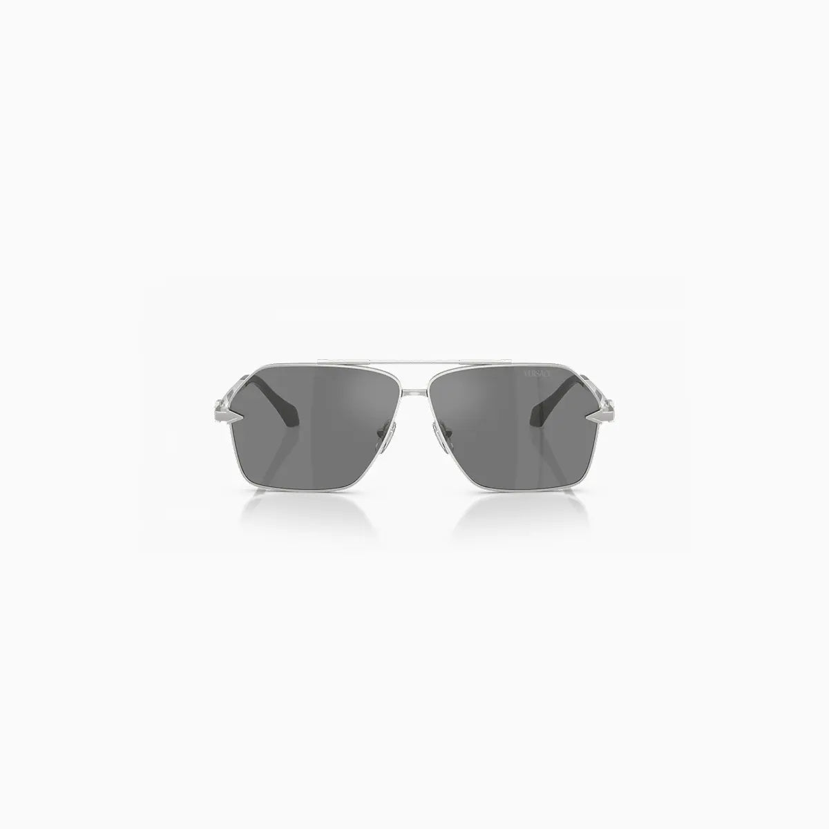 Men's Versace Metal Silver Sunglasses