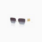 Gafas de sol para hombre Versace degradado blanco y gris