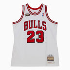 Maillot authentique Michael Jordan Chicago Bulls blanc domicile Finales NBA 1997-98