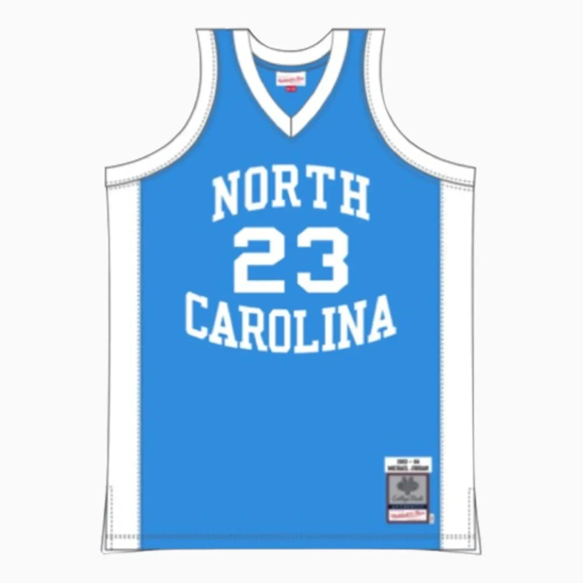 Authentic Michael Jordan University of North Carolina NBA 1993-94 Jersey
